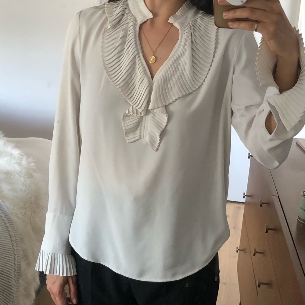 Ann Taylor White Blouse